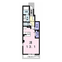 フォルトゥーナB（新栄町）の物件間取画像